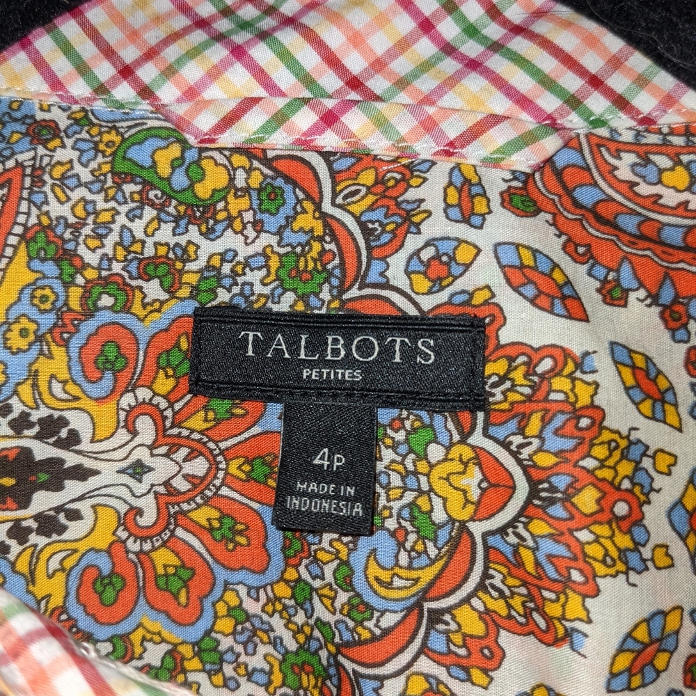 Talbot's Patterned Button Down - image 2